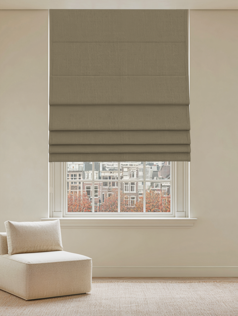 Roman Blinds - Fall - Beige Olive