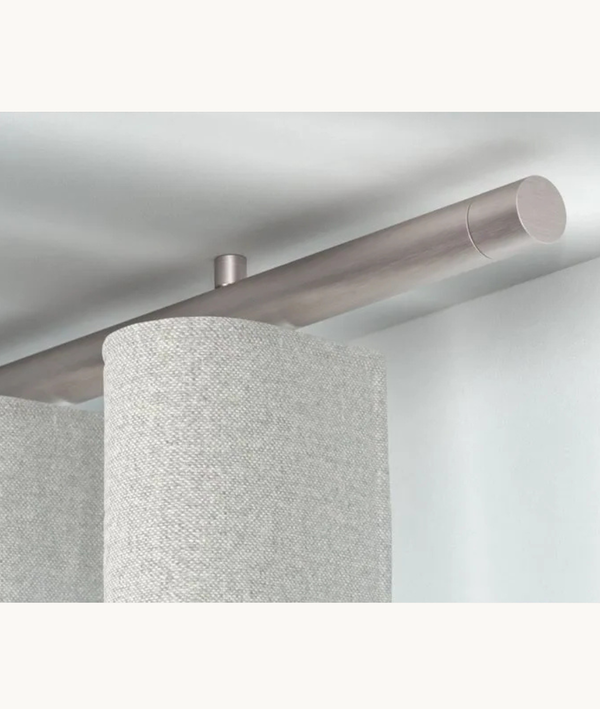 Corpus.30 - Pleat Curtain Rails - Ceiling - Black