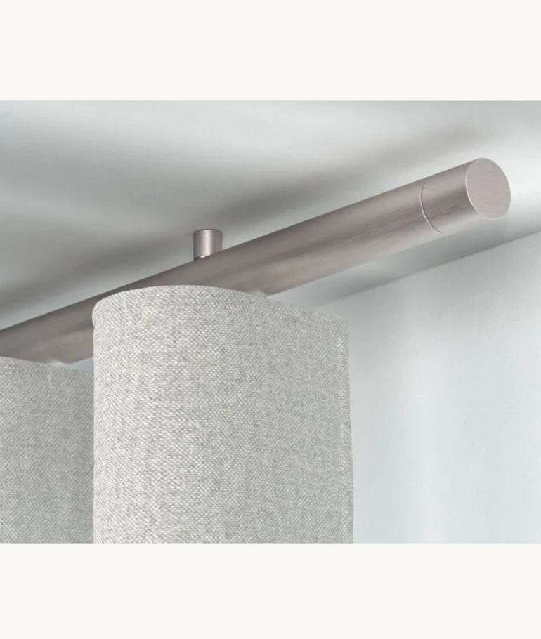 Corpus.30 - Plooi gordijnrail - Plafond - Aluminium
