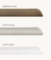 W2 - Wave Curtain Rails - Ceiling - Anthracite