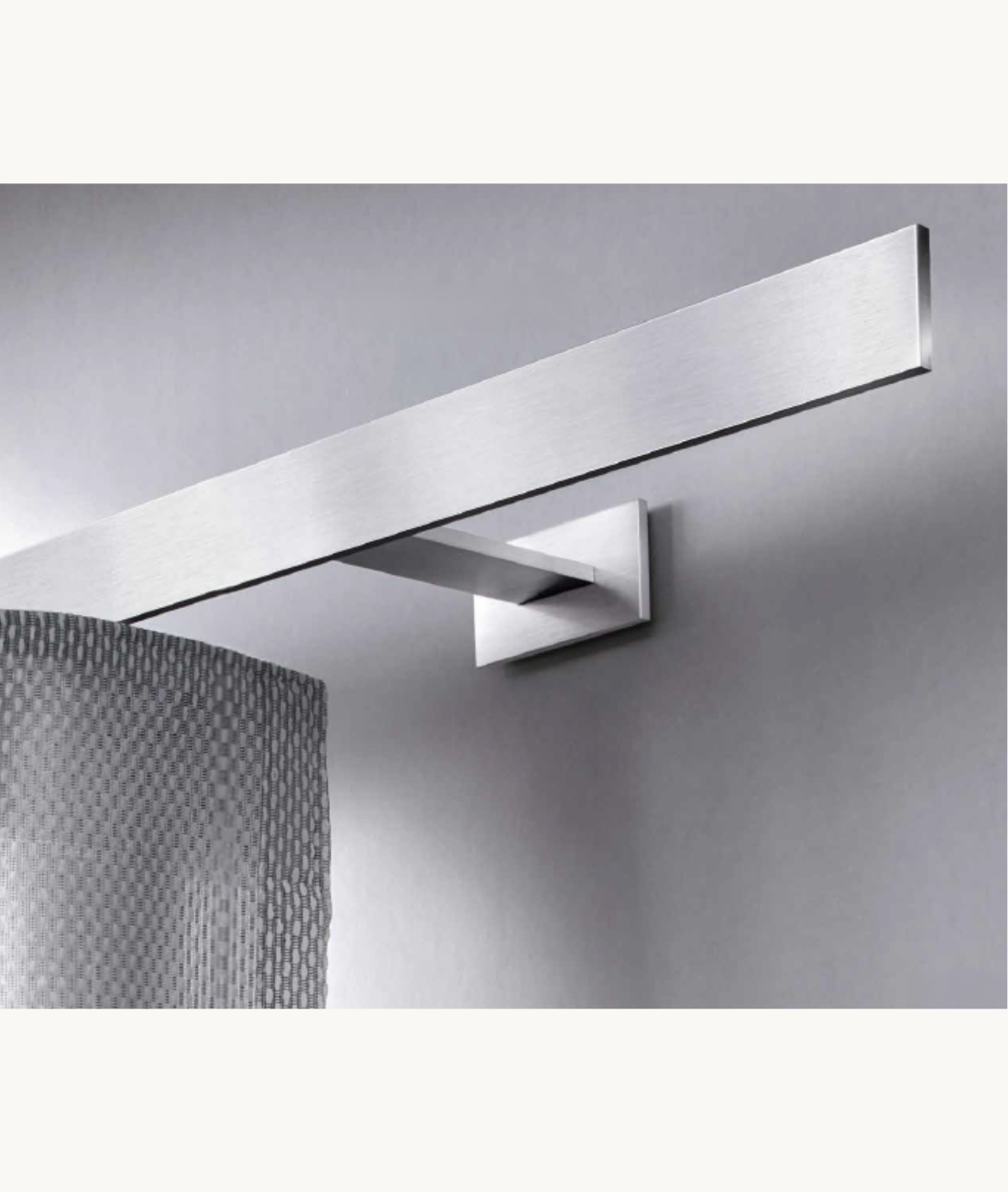 Codex W - Wave Curtain Rails - Wall - Aluminum